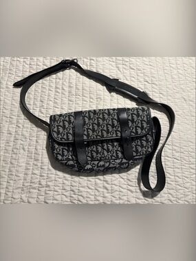 Christian DIOR Vintage Trotter Shoulder Bag